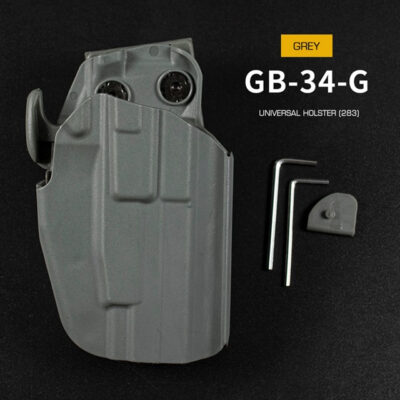 WST Universal Belt Holster GB34 for Compact Pistols, Right Hand - Grey