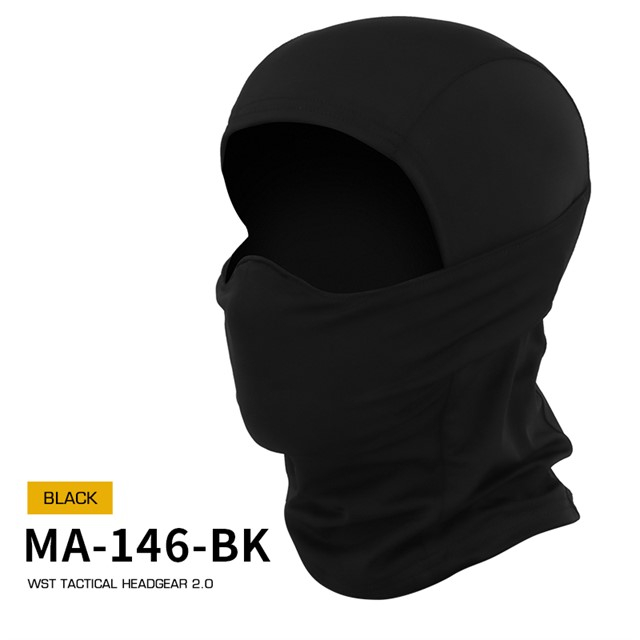 Balaclava with rubber protective mask WST 2.0 - Black OD-A-WOSP184-BK asgbox.pl Balaclava with rubber protective mask WST 2.0 - Black