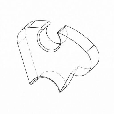 Alternative view of Selector clip 3mm