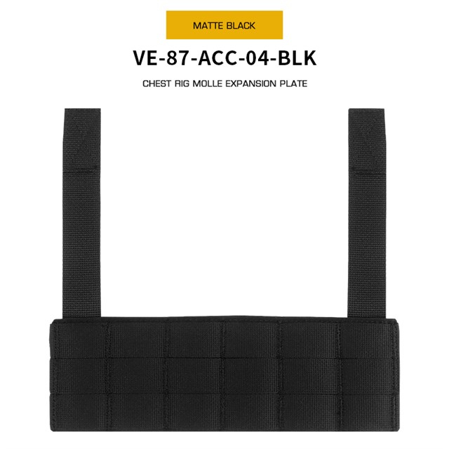 Chest Rig Molle Expansion panel - Black OD-A-WOSP188-BK asgbox.pl Chest Rig Molle Expansion panel - Black