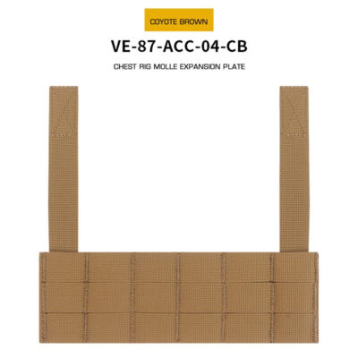 Chest Rig Molle Expansion panel - Coyote