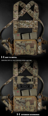 WST Chest Rig MOLLE Expansion Panel – MC - obrazek 5