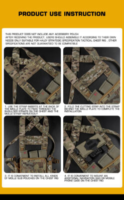 WST Chest Rig MOLLE Expansion Panel – MC - obrazek 4
