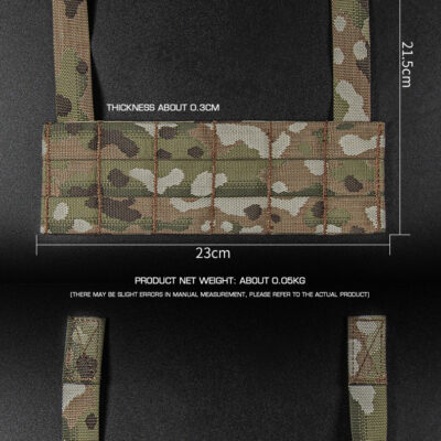 Alternative view of Chest Rig Molle Expansion Plate - Ranger Green