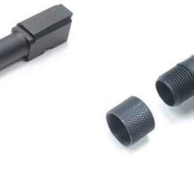 ASG CZ P-09 GBB Threaded Metal Outer Barrel, 14mm CCW - Black