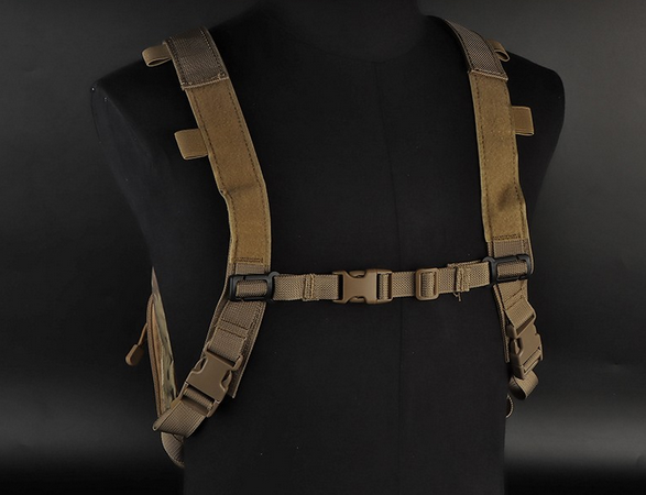 WST MOLLE Tactical FLAT Backpack - MC Black OD-A-WOSP175-BMC asgbox.pl WST MOLLE Tactical FLAT Backpack - MC Black - obrazek 5