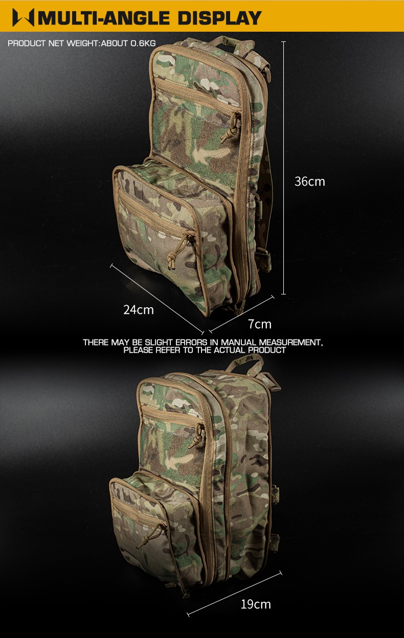 Tactical backpack WST Flat Pack 2.0 - Coyote OD-A-WOSP189-COY asgbox.pl Tactical backpack WST Flat Pack 2.0 - Coyote - obrazek 5