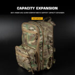 WST MOLLE Tactical FLAT Backpack 2.0 – MC - obrazek 3