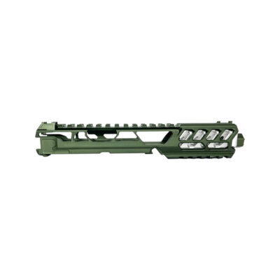 Alternative view of CTM FUKU-2 CNC Upper Set V2 for AAP-01, CUTOUT (Long) - Army Green / Silver