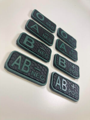 Blood patch 0 POS - TYPE C - black/green - obrazek 2