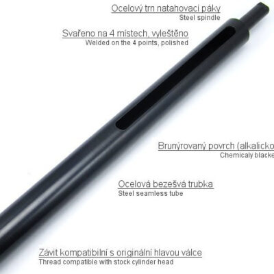 Steel cylinder for SW M24