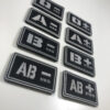 Blood patch A POS - TYPE A - black/white OD-A-ANAR63-APOS asgbox.pl