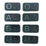 Blood patch AB POS - TYPE C - black/green