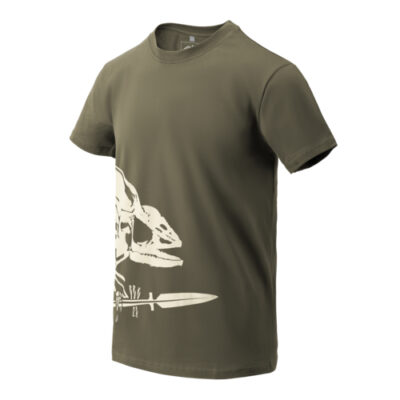 HELIKON T-Shirt Full Body Skeleton - Green