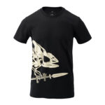HELIKON T-Shirt Full Body Skeleton - Grey - obrazek 3