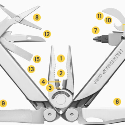 Alternative view of Leatherman Multitool CURL(R) - Silver