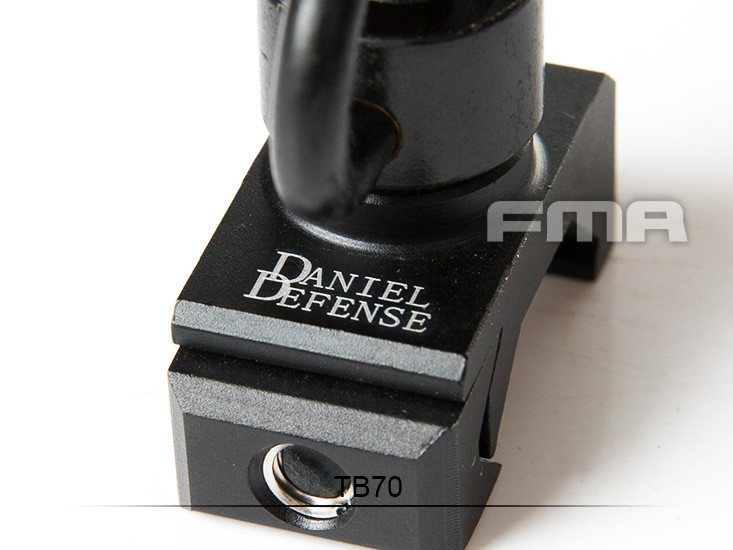 FMA 360° DD QD Sling Swivel RIS Mount - Black OD-A-TB70 asgbox.pl FMA 360° DD QD Sling Swivel RIS Mount - Black - obrazek 2