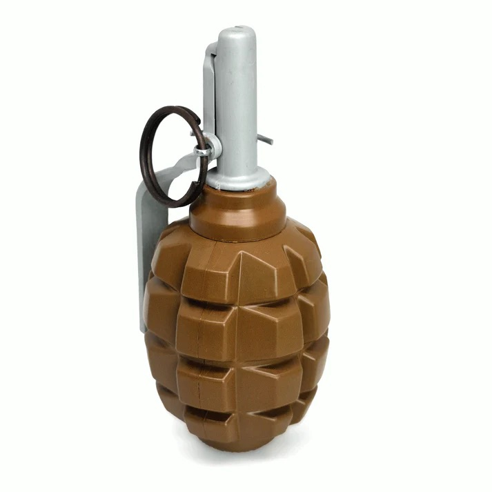 PYROSOFT Pyro-F1G Airsoft Hand Grenade (Peas) - Brown OD-A-Pyro-F1G asgbox.pl PYROSOFT Pyro-F1G Airsoft Hand Grenade (Peas) - Brown - obrazek 2