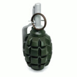 PYROSOFT Pyro-F1M Airsoft Hand Grenade (Chalk) - Green - obrazek 2