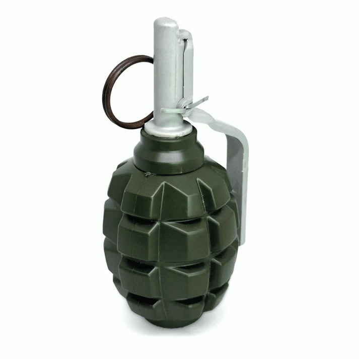 PYROSOFT Pyro-F1M Airsoft Hand Grenade (Chalk) - Green OD-A-Pyro-F1M asgbox.pl PYROSOFT Pyro-F1M Airsoft Hand Grenade (Chalk) - Green - obrazek 3