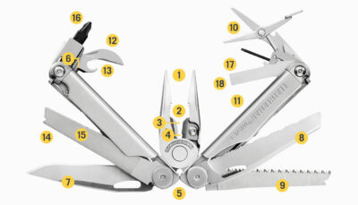 Leatherman multitool WAVE(R) plus  - Silver - obrazek 2