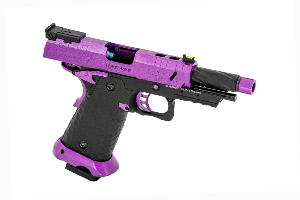 VORSK Hi-Capa 3.8 Compact CS Vengeance GBB - Purple/Black OD-A-VORSK26 asgbox.pl VORSK Hi-Capa 3.8 Compact CS Vengeance GBB - Purple/Black - obrazek 2