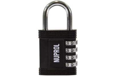 NUPROL Heavy Duty Case Combination Lock, Large - Black