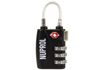 NUPROL Pistol Small Hard Case TSA Lock - Black
