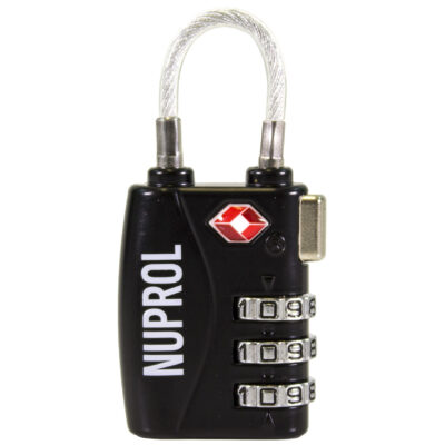 NUPROL Pistol Small Hard Case TSA Lock - Black