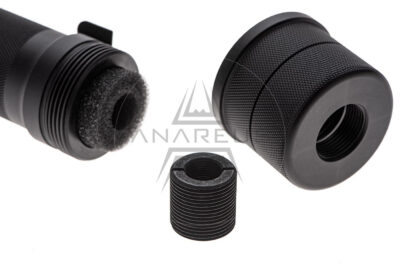 5KU PBS-1 Airsoft Suppressor, 24 mm CW / 14 mm CCW - Black - obrazek 4