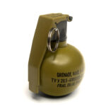 PYROSOFT 10x P-67G NATO Airsoft Hand Grenade (Peas) - Khaki - obrazek 3