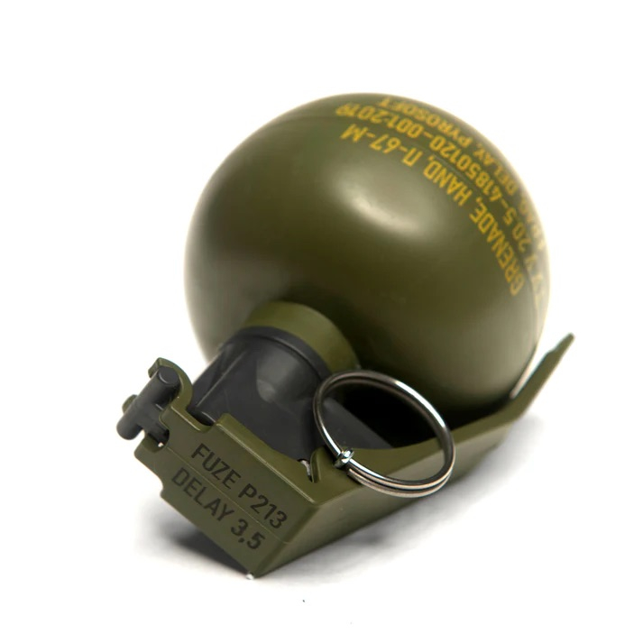 PYROSOFT 10x P-67M NATO Airsoft Hand Grenade (Chalk) - Green OD-A-P-67M-10 asgbox.pl PYROSOFT 10x P-67M NATO Airsoft Hand Grenade (Chalk) - Green - obrazek 5