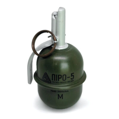 Alternative view of PYROSOFT 12x Pyro-5M Airsoft Hand Grenade (Chalk) - Green