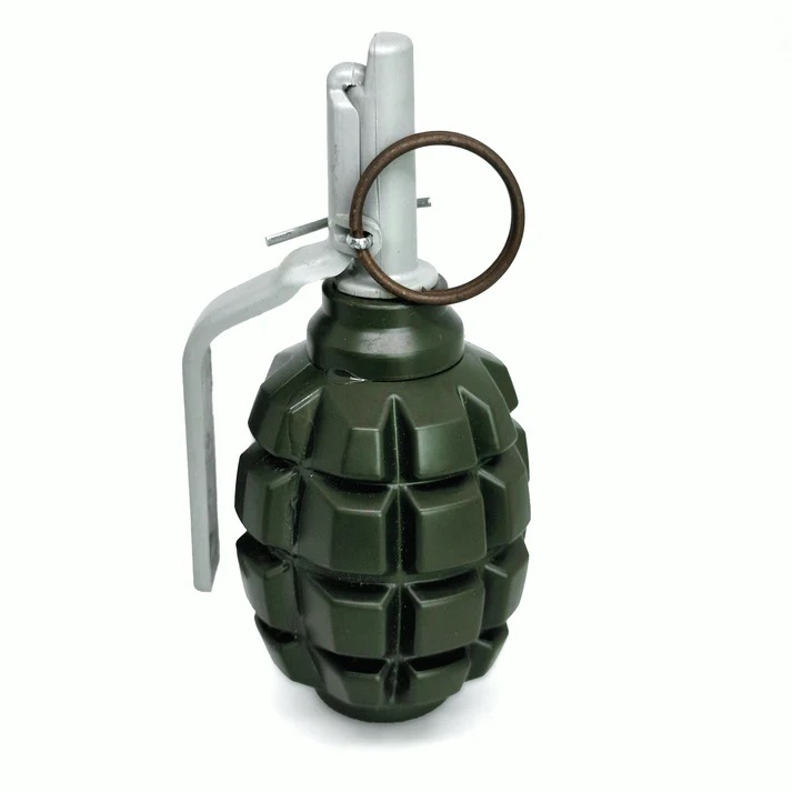 PYROSOFT 8x Pyro-F1M Airsoft Hand Grenade (Chalk) - Green OD-A-Pyro-F1M-8 asgbox.pl PYROSOFT 8x Pyro-F1M Airsoft Hand Grenade (Chalk) - Green - obrazek 2