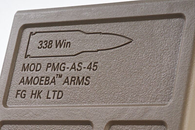 Long Magazine for ARES Amoeba AS01/02/03 Striker 45 BBs - Tan - obrazek 3
