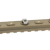 ARES Polymer RIS rail 7 Slot/90 mm for M-LOK (2 pieces) - Tan OD-A-AM-ML-R-005-DE asgbox.pl