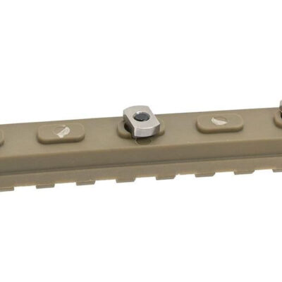 Alternative view of ARES Polymer RIS rail 7 Slot/90 mm for M-LOK (2 pieces) - Tan