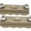 ARES Polymer RIS rail 3 Slot/50 mm for M-LOK (2 pieces) - Tan OD-A-AM-ML-R-004-DE asgbox.pl
