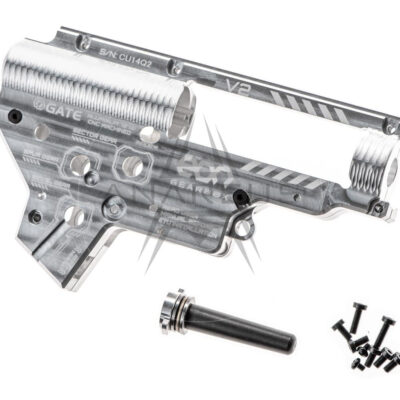GATE CNC Aluminium Gearbox EON V2 ( 8 mm) - Silver