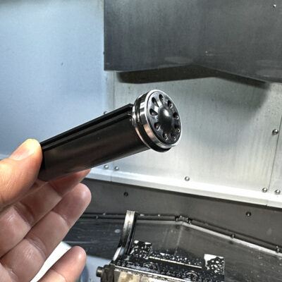 Alternative view of CNC Aluminium Piston Head Silent