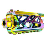 CTM FUKU-2 Skeleton CNC Upper Set for AAP-01 - Electroplated Chameleon - obrazek 5