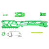 CTM FUKU-2 Skeleton CNC Upper Set for AAP-01 - Green / Silver OD-A-CTM0053-ODSV asgbox.pl