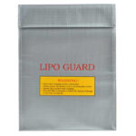 Safety Bag 18x23cm for Li-pol battery, Silver - obrazek 2