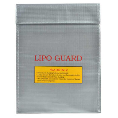 Alternative view of Safety Bag 18x23cm for Li-pol battery, Silver