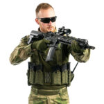 Novritsch LOW-PROFILE MOLLE Chest-rig - Amber (3D Leaves) - obrazek 2