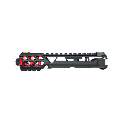 Alternative view of CTM FUKU-2 CNC Upper Set V2 for AAP-01, CUTOUT (Short) - Black / Red