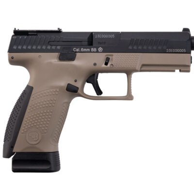 Alternative view of ASG CZ P-10C OR-OT CO2 Blowback, metal slide - Black/Tan