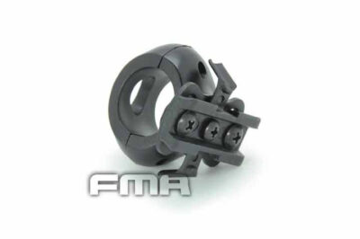 FMA 25mm Flashlight Single Clamp ARC Mount - Black