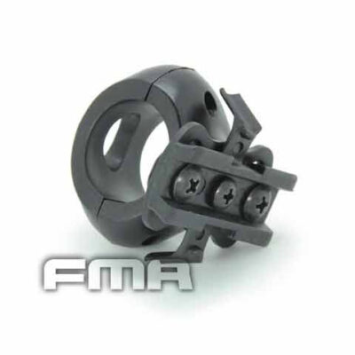 FMA 25mm Flashlight Single Clamp ARC Mount - Black