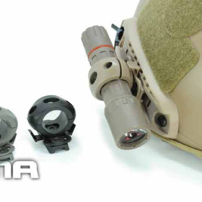 Alternative view of FMA 25mm Flashlight Single Clamp ARC Mount - Black